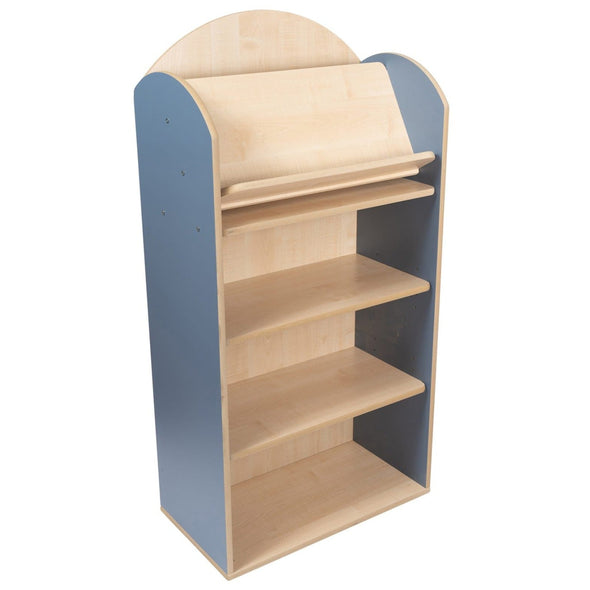 Curved Boocase Unit H1500mm Curved Mobile Classroom Organiser | Kinderbox | www.ee-supplies.co.uk