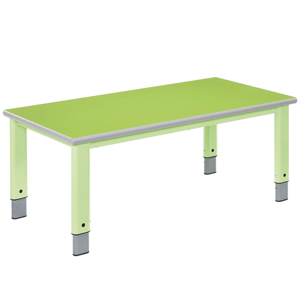 Start Right Rectangular Table - Height Adj - With Matching Colour Top & Frames