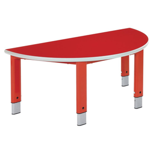Start Right Semi Circular Table - Height Adj - With Matching Colour Top & Frames Start Right Semi Circular - Height Adjustable Tables - With Matching Colour Top & Frames | ee-supplies.co.uk