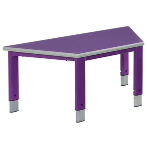 Start Right Trapezoidal Table - Height Adj - With Matching Colour Top & Frames Start Right Trapezoidal - Height Adjustable Tables - With Matching Colour Top & Frames | ee-supplies.co.uk