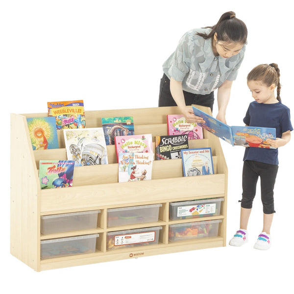 Book Stands - Teddy Book Display & Storage Unit