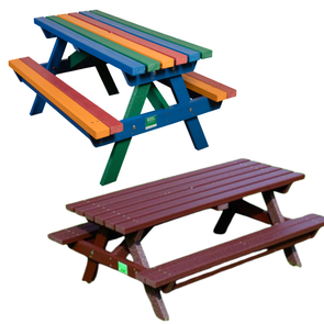 Composite Junior Picnic Table Junior Recycled Plastic Picnic Bench | Outdoor Seating | www.ee-supplies.co.uk