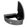 Bubble Tube Corner Grey Padded Surround Seat Base Plinth – 95 x 95 x 40cm Bubble Tube Corner Padded Surround Seat Base Plinth – 95 x 95 x 37cm | Sensory | www.ee-supplies.co.uk