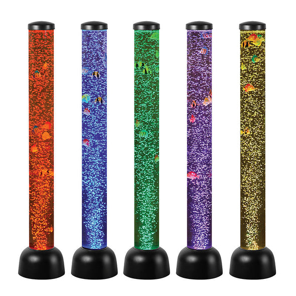 Bubble Tube Colour Changing Sensory Light Tube + Fish + Wall Bracket – H100cm Bubble Tube Colour Changing Sensory Light Tube + Fish – H100cm | Sensory | www.ee-supplies.co.uk