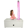 Bubble Tube Rectangular Padded Surround Seat Base Plinth – 100 x 70cm Bubble Tube LED Colour Changing Sensory Light Tube – H120cm | Sensory | www.ee-supplies.co.uk