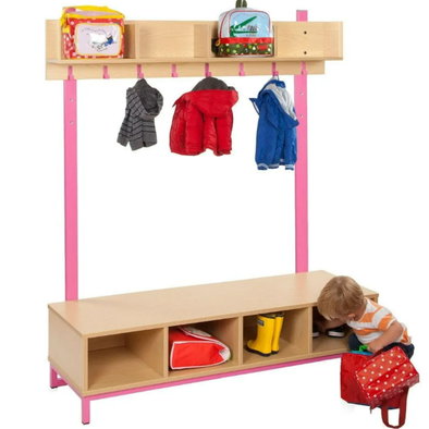 Bubblegum School Cloakroom Unit 3 Bubblegum Cloakroom Unit 3 | Cloakroom Trolley | www.ee-supplies.co.uk