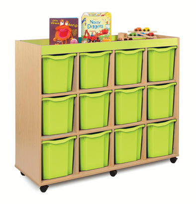 Bubblegum Tray Storage Unit - 12 x Jumbo Trays Bubblegum Tray Storage - 12 Jumbo Trays | School tray Storage | www.ee-supplies.co.uk