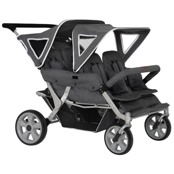 Cabrio 4 Seater Stroller Pushchair + Free Rain Cover & Delivery