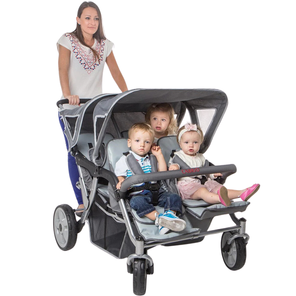 Cabrio 4 Seater Stroller Pushchair + Free Rain Cover & Delivery