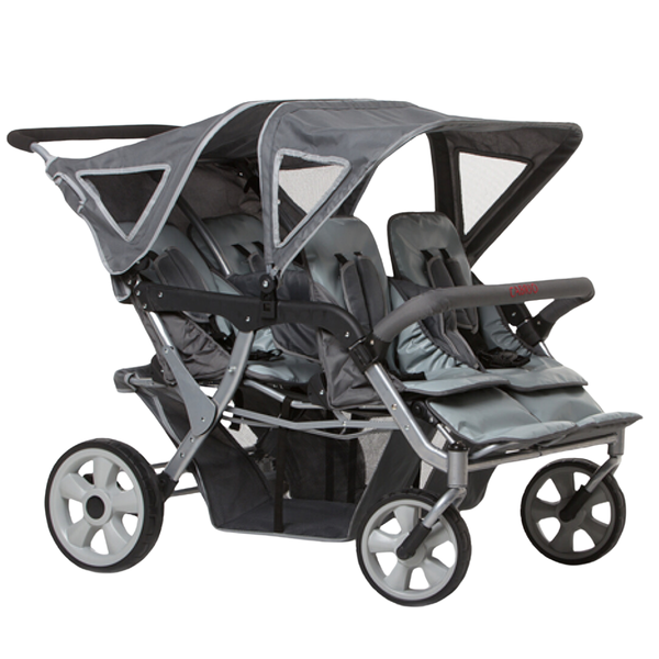 Cabrio Nursery Stroller 4 Seater Pushchair + Free Rain Cover