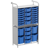 Callero® Custom Tall Unit 12 Shallow & 3 Deep Tilting & 12 Deep Trays Callero Custom Tall Unit 12 Shallow & 3 Deep Tilting & 12 Deep Trays |  www.ee-supplies.co.uk