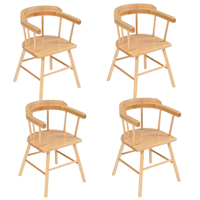 Captains Nursery Chair Natural H20cm x 4 Captains Nursery Chair Natural H20cm x 4 | Seating | www.ee-supplies.co.uk