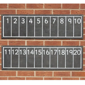 Chalkboard Number Line - Pkt 2 Chalkboard Number Line - Set of 2 | Great Outdoors Chalkboards | www.ee-supplies.co.uk