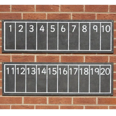 Chalkboard Number Line - Pkt 2 Chalkboard Number Line - Set of 2 | Great Outdoors Chalkboards | www.ee-supplies.co.uk