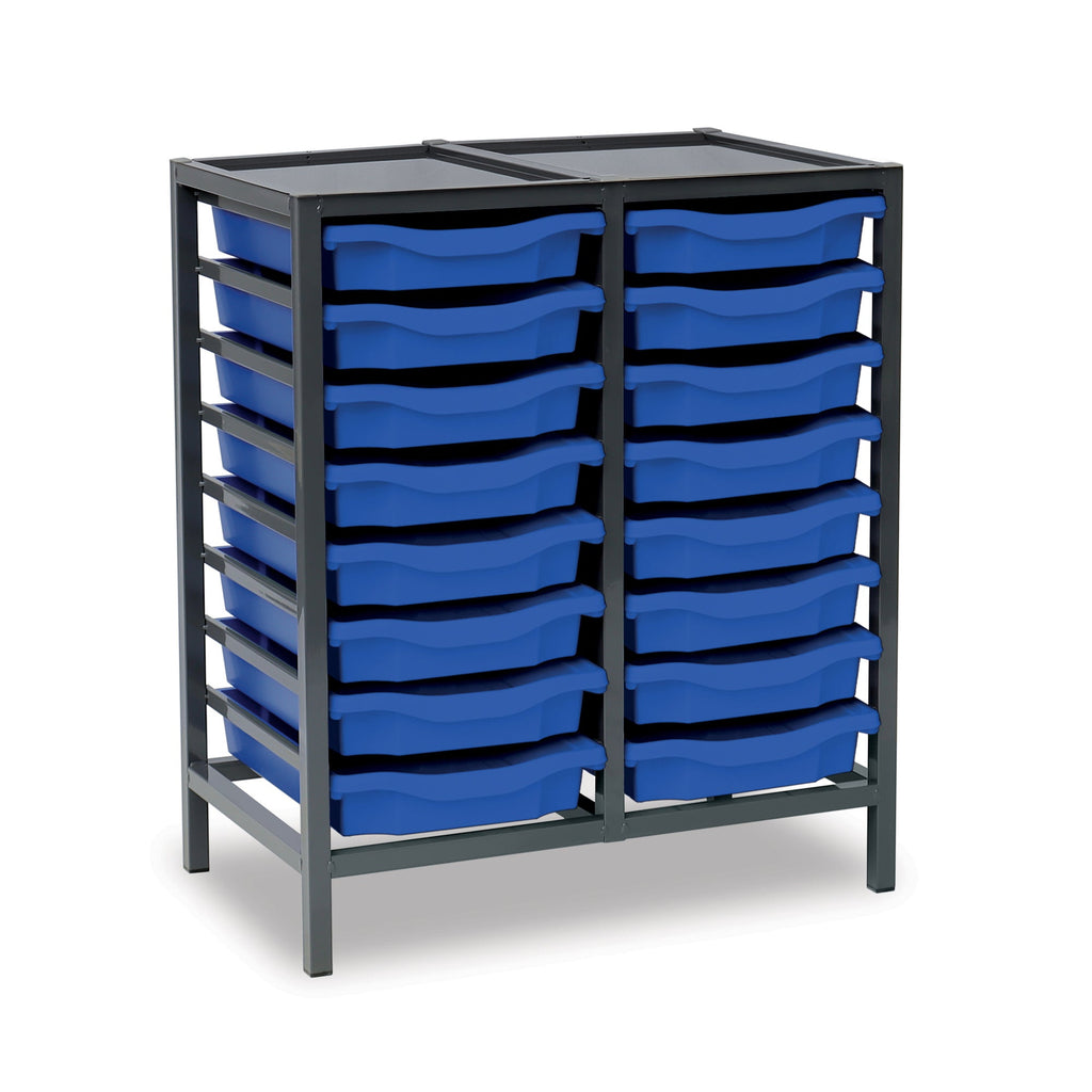 Static Science & Technology Tray Storage - 16 Tray Double Column ...