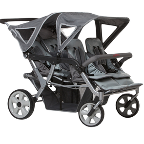 Childminder/Nursery Stroller 4 Seater Pushchair + Rain Cover Childminder/Nursery Stroller 4 Seater Pushchair + Rain Cover | Cabrio Multi Seat Pushchair | www.ee-supplies.co.uk