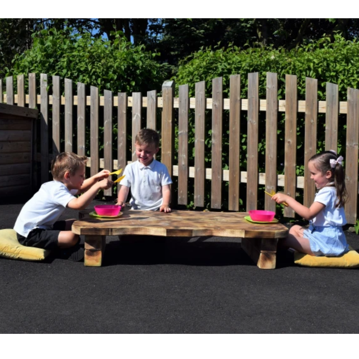 Rustic Kids Table Children's Outdoor Low Rustic Table | Educational Equipment Supplies