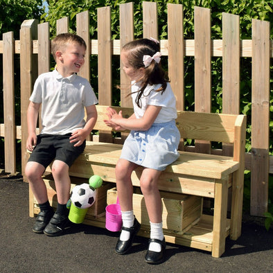 Children's Outdoor Storage Buddy Bench Children's Outdoor Storage Buddy Bench | Outdoor wooden furinture | ee-supplies.co.uk