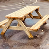 Children's Wooden Picnic Bench & Table - 6 Seater Children's Picnic Bench / Table | Outdoor Seating | www.ee-supplies.co.uk