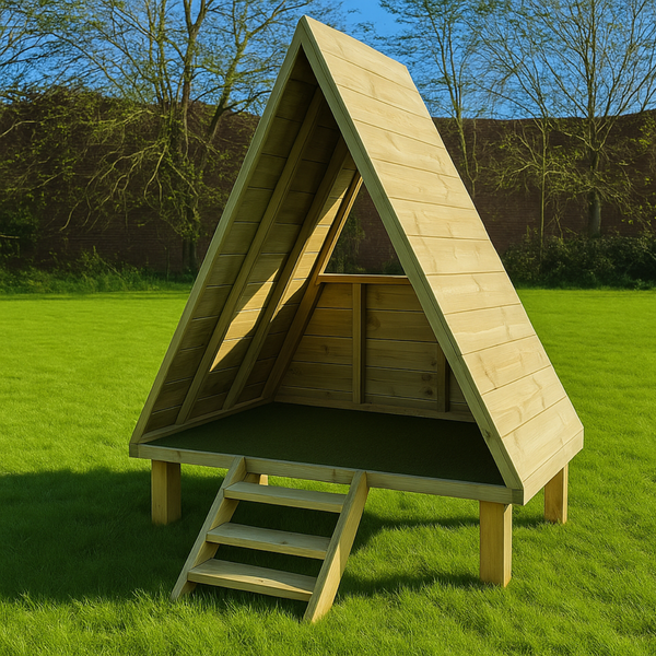 Children’s Outdoor Wooden Freestanding Teepee