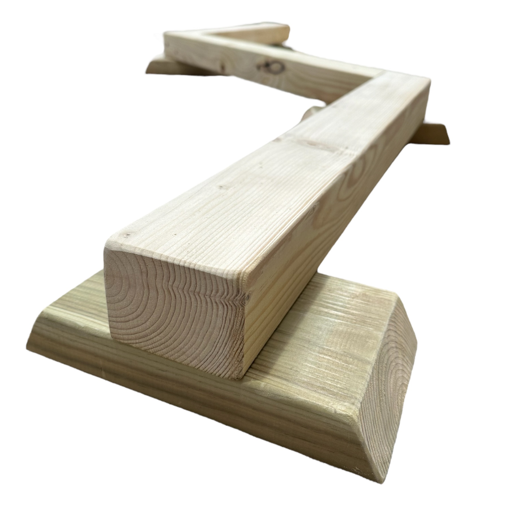 Children's Wooden Outdoor Zig Zag Balance Beam | Educational Equipment ...