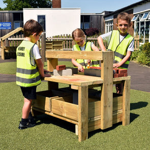 Children's Wooden Workbench & Crates Children's Wooden Workbench & Crates| www.ee-supplies.co.uk