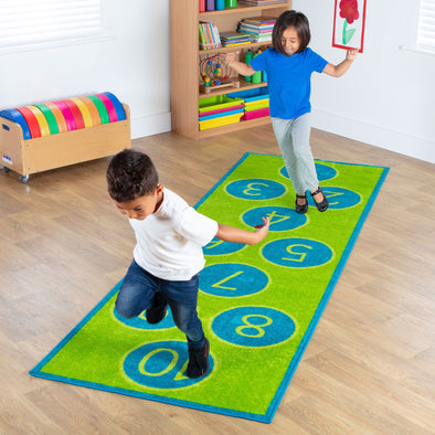 Childrens Hopscotch Carpet / Rug 3m x 1m Childrens Hopscotch Carpet / Rug 3m x 1m | Floor play Carpets & Rugs | www.ee-supplies.co.uk