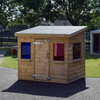 Children’s Outdoor Wooden Pitch Roof Playhouse Childrens Outdoor Wooden Pitch Roof Playhouse | Great Outdoors | www.ee-supplies.co.uk