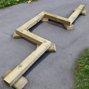 Childrens Single Challenge Balance Beam Set 1 Childrens Single Challenge Balance Beam Set 1 | outdoors | www.ee-supplies.co.uk