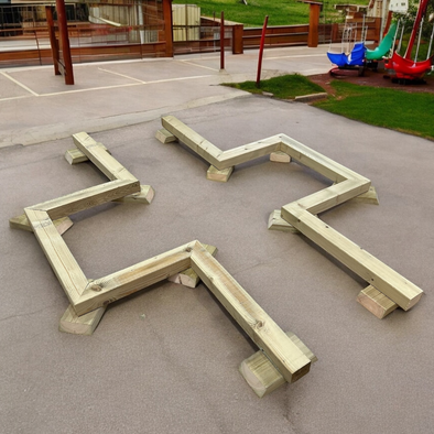Childrens Single Challenge Balance Beam Set 2 Childrens Single Challenge Balance Beam Set 2 | outdoors | www.ee-supplies.co.uk