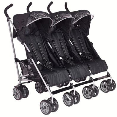 Citi Triple Elite Stroller Pushchair - Suitable From Birth - Black Finish Citi Triple Elite Stroller Pushchair - Suitable From Birth - Black Finish |  www.ee-supplies.co.uk