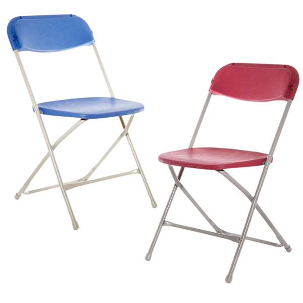 Classic Straight Back Lightweight Folding Chair