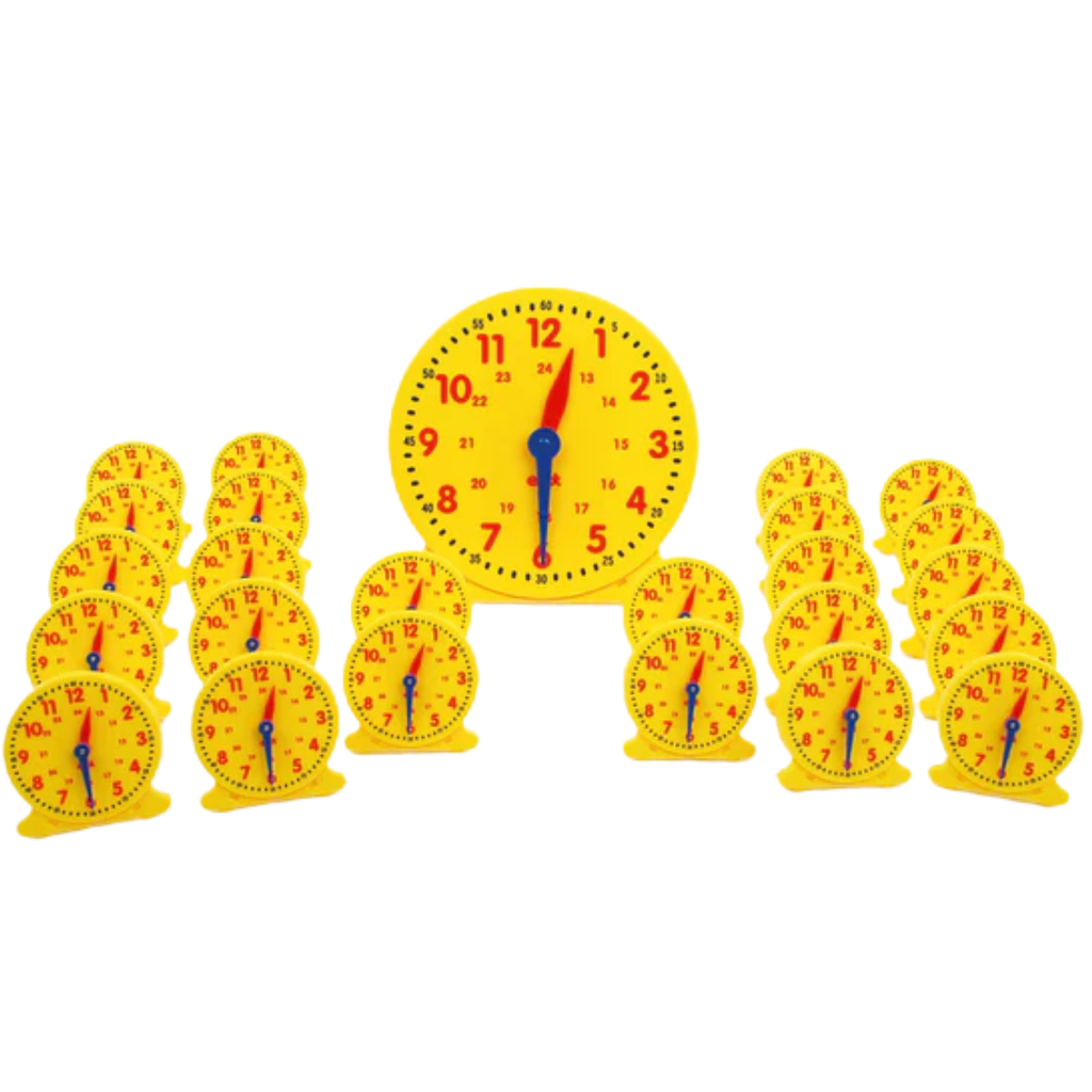 Classroom Clock Set | Activity Sets | www.ee-supplies.co.uk ...