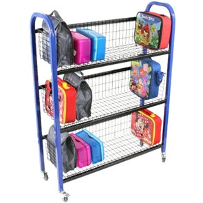 Classroom Single Sided Lunch Box Trolley Classroom Single Sided Lunch Box Trolley | Lunchbox Trolleys | www.ee-supplies.co.uk