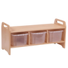 Playscapes Welcome Storage Bench - Large + Baskets Welcome Cloakroom Bench | Cloakroom Storage | www.ee-supplies.co.uk