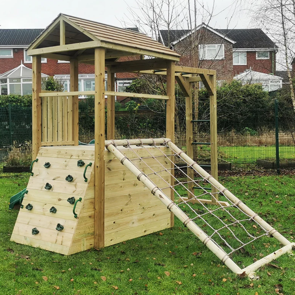 Climbing Frame Playset + Rope Wall & Monkey Bars | www.ee-supplies.co ...