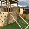 Climbing Frame Playset +  Rope Wall Climbing Frame Playset +  Rope Wall |  www.ee-supplies.co.uk