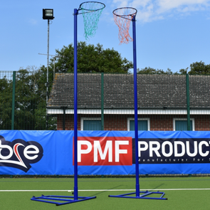 Club Wheelaway Netball Posts - Blue  x 2 Club Wheelaway Netball Posts - Blue - Pair | www.ee-supplies.co.uk