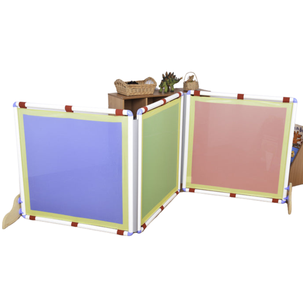 Colour Square Divider Screens Set Of 3 - 860 x 860mm
