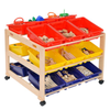 Double Sided Classroom Tidy x 18 Trays Double Sided Classroom Trays | School tray storage | www.ee-supplies.co.uk