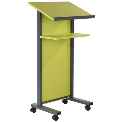 Coloured Panel Front Lectern - Lime Coloured Panel Front Lectern - Lime | Lecturns | www.ee-supplies.co.uk