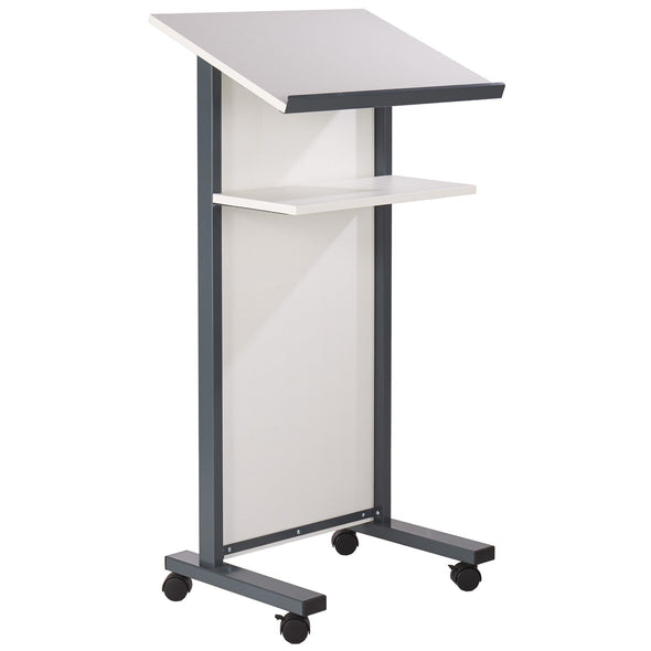 Coloured Panel Front Lectern - White Coloured Panel Front Lectern - White | Lecturns | www.ee-supplies.co.uk