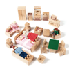 Children's Complete Wooden Dolls House Set Complete Dolls House | Wooden Dolls House | www.ee-supplies.co.uk