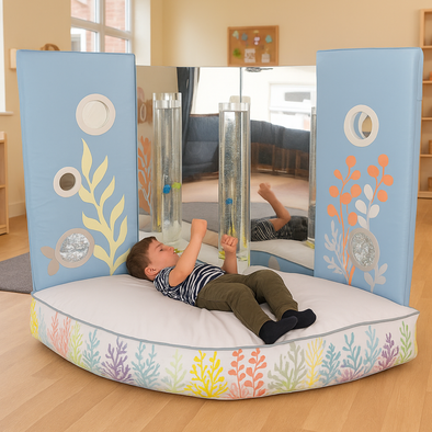 Coral Reef Bubble Tube Corner Sensory Bean Bag Set Coral Reef Bubble Tube Corner Sensory Bean Bag | www.ee-supplies.co.uk