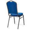 Crown Banqueting Chair - Blue With Silver Black Steel Frame Crown Banqueting Chair - Blue With Silver Black Steel Frame | www.ee-supplies.co.uk