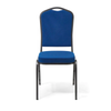 Crown Banqueting Chair - Blue With Silver Black Steel Frame Crown Banqueting Chair - Blue With Silver Black Steel Frame | www.ee-supplies.co.uk