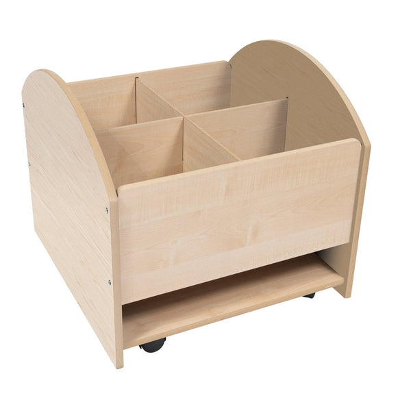 Curved Low Level Kinderbox Maple