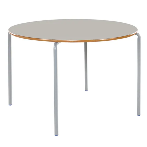 Value Crushed Bent Tables - Circular - Bull Nose Edge Stacking School Tables | Crush Bent Circular Bullnose Edge | www.ee-supplies.co.uk