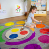 Decorative™ Colour Wheel Carpet D2000mm Decorative™ Colour Wheel Carpet  - 2m Diameter | Floor play Carpets & Rugs | www.ee-supplies.co.uk