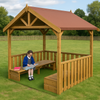 Children’s Outdoor Wooden Gazebo Childrens Gazebo  |Great Outdoors | www.ee-supplies.co.uk